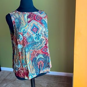 J Jill Sleeveless Tunic Sz XL